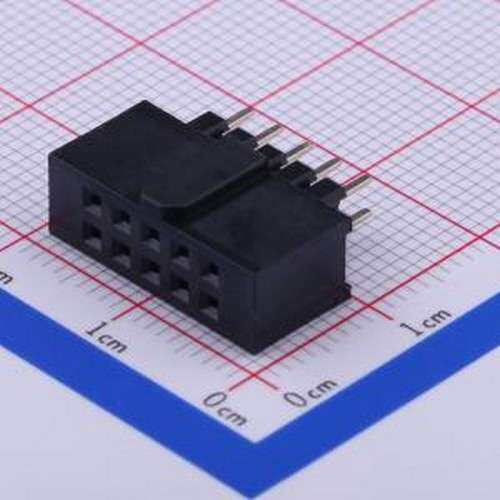 MTF185D1-205SY3-S01 排母 间距:2.54mm 2x5P 直插 插件,P=2.54mm