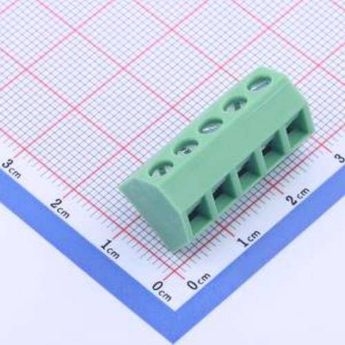 KF127S-5.0-5P 螺钉式接线端子 5mm 1x5P 排数:1 每排P数:5 直插