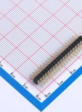 XDZ200C-2-19-Z-2.8-G1 排针 2x19P 间距:2mm 圆针 直插 插件,P=2