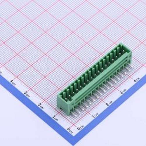 DB2ERC-2.54-17P-GN 插拔式接线端子 2.54mm 1x17P 排数:1 每排P