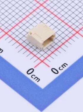 IPCW100W12NWS1R 线对板针座 1x2P 间距:1mm 卧贴 系列:SH SMD,P=