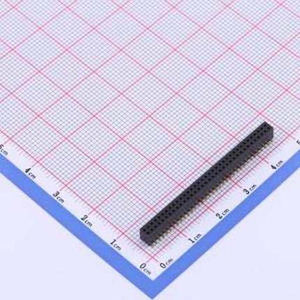 X1321FVS-2x35-C43D48 排母 间距:1.27mm 2x35P 立贴 SMD,P=1.27m