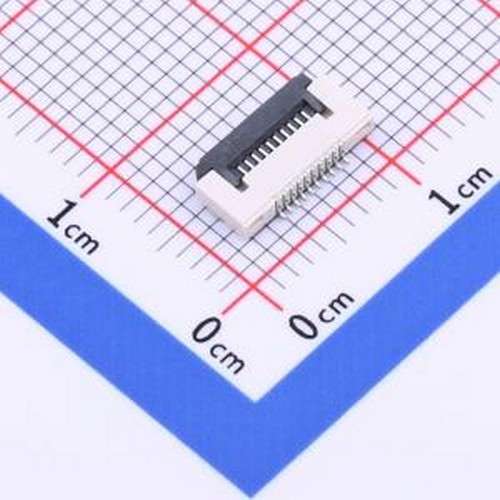 F0502-B-10-15T-R FFC/FPC连接器 间距:0.5mm P数:10P 翻盖式 下
