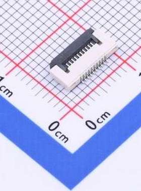 F0502-B-10-15T-R FFC/FPC连接器 间距:0.5mm P数:10P 翻盖式 下
