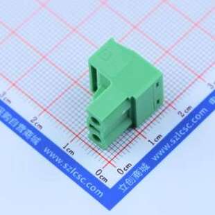 1766990 插拔式接线端子 7.62mm 1x2P 排数:1 每排P数:2 P=7.62mm