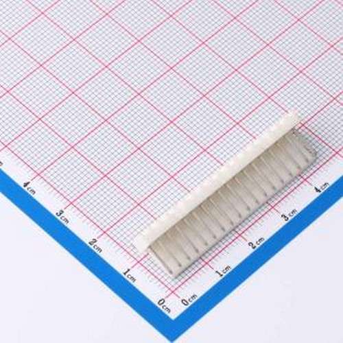 HC-2510-18AW-05 线对板针座 1x18P 间距:2.54mm 弯插 弯插,P=2.5