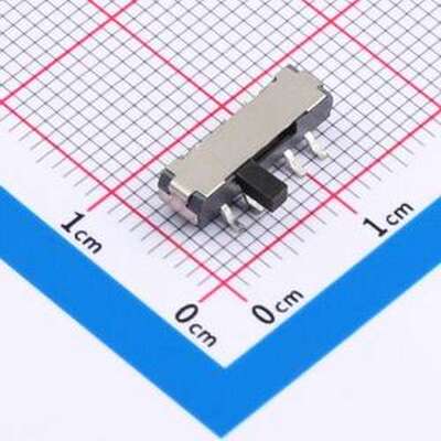 HX MST-23D18G3-WT 滑动开关 三档卧式贴片 8脚拨动 柄长3MM SMD,