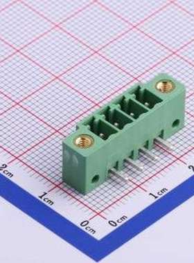 1827884 插拔式接线端子 3.81mm 1x4P 排数:1 每排P数:4 螺丝固定