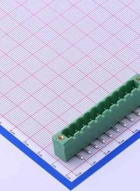 DB2ERMF-5.08-10P-GN 插拔式接线端子 5.08mm 1x10P 排数:1 每排P