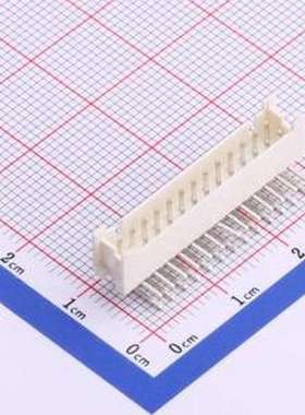 HX20017-26WAP WH 线对板针座 2x13P 间距:2mm 弯插 白色 弯插,P=