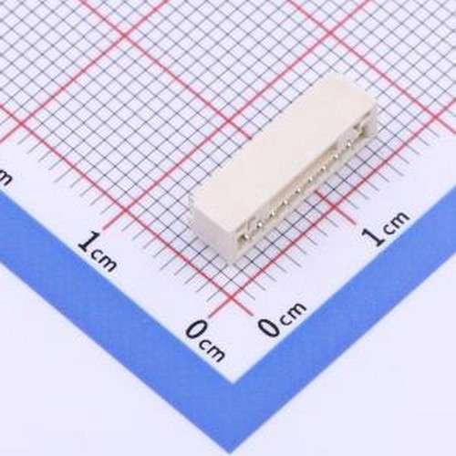 PH1257-WT-09 线对板针座 1x9P 间距:1.25mm 卧贴 SMD,P=1.25mm,