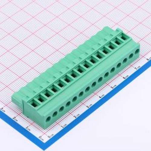 MX2EDGKB-5.08-15P-GN01-Cu-Y-A 插拔式接线端子 5.08mm 排数:1