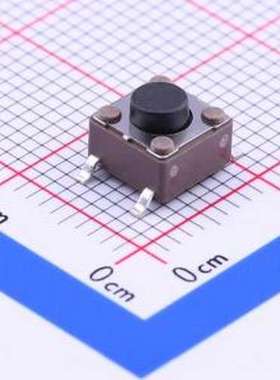DTSM-62K-V-T/R 轻触开关 贴片 行程0.25mm 100gf SMD-4P,6.2x6.2