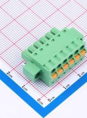 JL15EDGKDM-38106G01 插拔式接线端子 螺丝固定 1x6P 3.81mm 排数