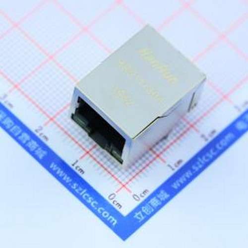 HR911130A 以太网连接器(RJ45 RJ11) 带LED 插件