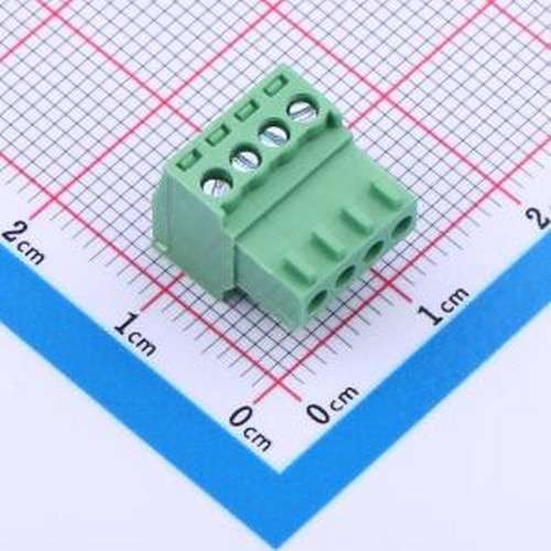 JL15EDGY-25404G01 插拔式接线端子 1x4P 2.54mm 排数:1 每排P数: