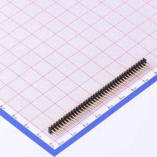 排针 2x40P 插件 2x40I P=2mm 方针 C40D28 2mm X4621WV 间距