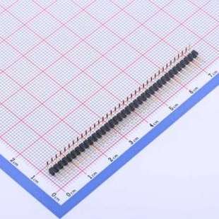 排针 1x36P 弯插 36I P=2mm 方针 C40D28 2mm X4611WR 间距