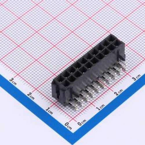 ZX-MX3.0-2-10PWZ 线对板针座 2x10P 间距:3mm 弯插 弯插,P=3mm