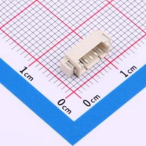 XD-1.25-5PWT 线对板针座 1x5P 间距:1.25mm 卧贴 SMD,P=1.25mm,