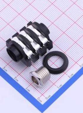 PJ-609BA 音频连接器(耳机) 6.35mm耳机座 三件套 插件