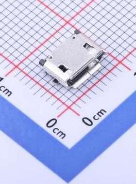 10104110-0001LF USB连接器 Micro-B 母 卧贴 SMD
