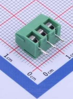 DB301V-3.81-3P-GN-S 螺钉式接线端子 3.81mm 1x3P 排数:1 每排P