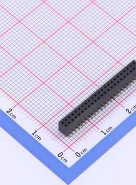 X1321FVS-2x23-C43D48 排母 间距:1.27mm 2x23P 立贴 SMD,P=1.27m