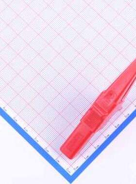 27.262.1 香蕉头/鳄鱼夹 鳄鱼夹 红色