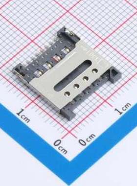 XDSM-0182-1508 SIM卡连接器 掀盖式 Micro SIM卡座8PIN 中卡槽 S