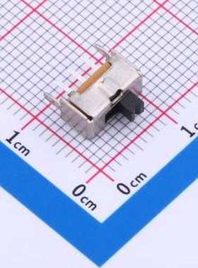 HX SS12D07VG2 滑动开关 3脚2两档位SS12D07VG2 1P2T立式拨动开关