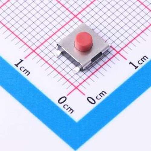 K2-1157SP-I4SW-01 按键开关 6.4x6.2x3.7红柄开关 SMD