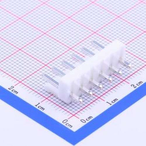B6P-VH(LF)(SN) 线对板针座 1x6P 间距:3.96mm 直插 系列:VH 插件