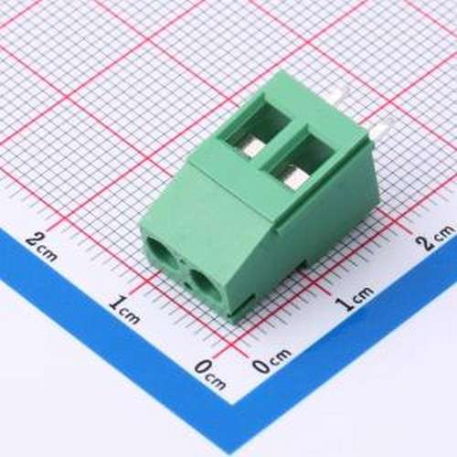 MX129-5.08-02P-GN01-Cu-Y-A 螺钉式接线端子 5.08mm 1x2P 排数:1