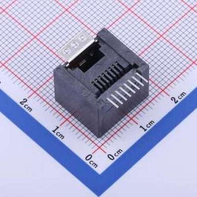 MT52DIWW6SB3010 以太网连接器(RJ45 RJ11) 立贴 不带LED SMD