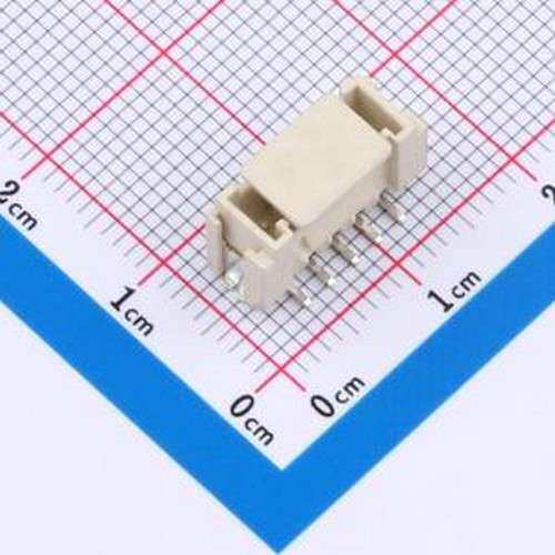 WAFER-HY2.0-5PLT-W1-P 线对板针座 1x5P 间距:2mm 立贴 SMD,P=2m