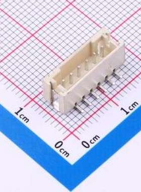 HX 2.0-6PIN LTJS 线对板针座 1x6P 间距:2mm 立贴 SMD,P=2mm
