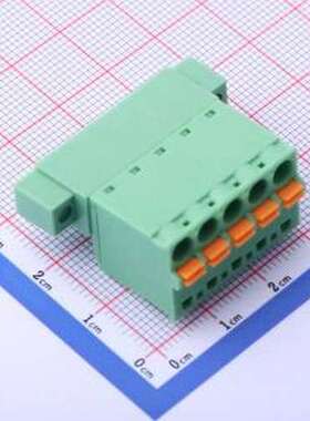 KF2EDGKDRP-5.08-5P 插拔式接线端子 5.08mm 1x5P 排数:1 每排P数