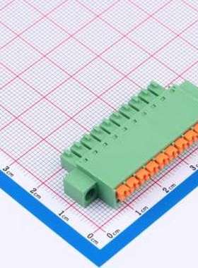 DB2EKNM-3.5-10P-GN 插拔式接线端子 3.5mm 排数:1 每排P数:10 绿