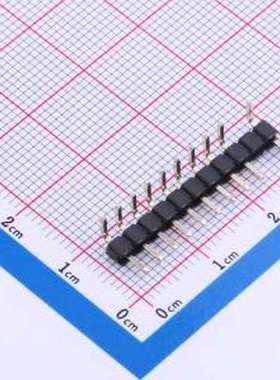 CS-1110-11N2(L11.6) 排针 CS-1110-11N2(L11.6) 弯插,P=2.54mm