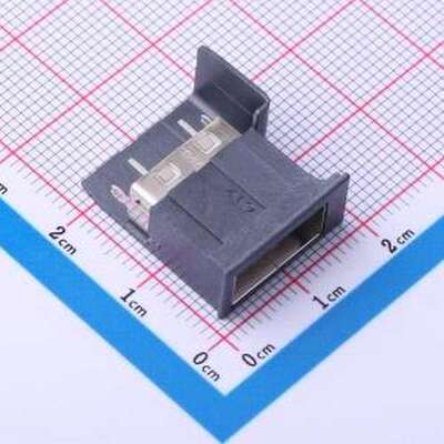 USB-AF-DIP-251-HW-2L USB连接器 Type-A 母 直插 插件