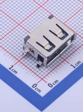 915-112A2028S10101 USB连接器 Type-A 母 卧贴 SMD