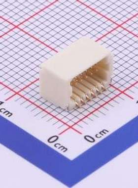 X1011WRS-2x06-9TV01 线对板针座 2x6P 间距:1mm 卧贴 SMD,P=1mm,