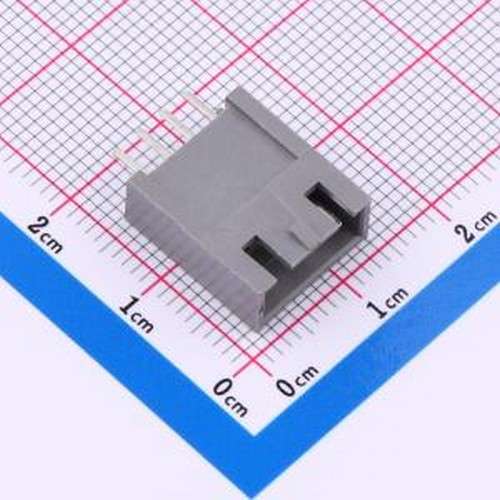 TJC3B-H-4AS-GY 线对板针座 1x4P 间距:2.5mm 直插 插件,P=2.5mm