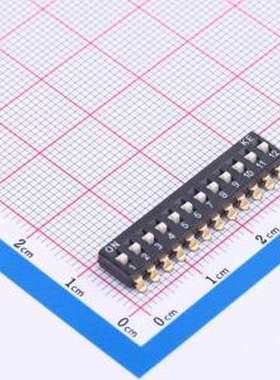 DSIC12LSGET 拨码开关 2.54mm 12位贴片高柄拨码开关 SMD-24P,6x3