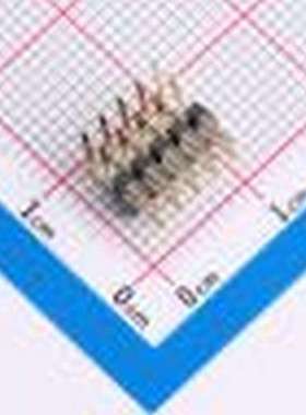 GPFB202-0502A017C1AA 排针 2x5P 间距:2mm 弯插 弯插,P=2mm