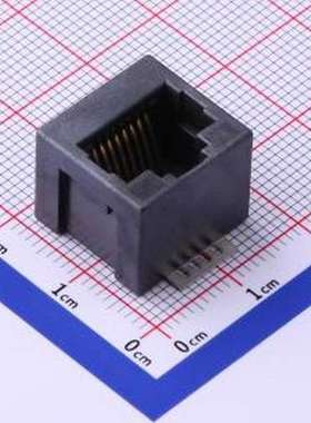 RC02057 以太网连接器(RJ45 RJ11) 立贴 不带LED SMD