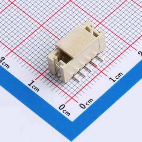 HX PH2.0-5PLT 线对板针座 间距：PH2.0mm 1x5P 立贴 SMD,P=2mm