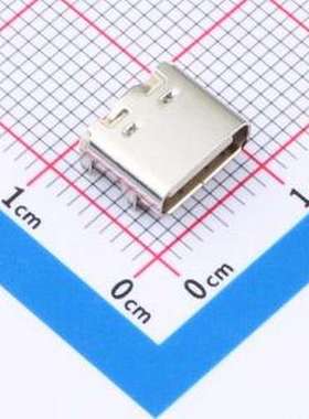 MC-1017ABP16 USB连接器 USB TYPE C 16PIN单排7.35白色 SMD