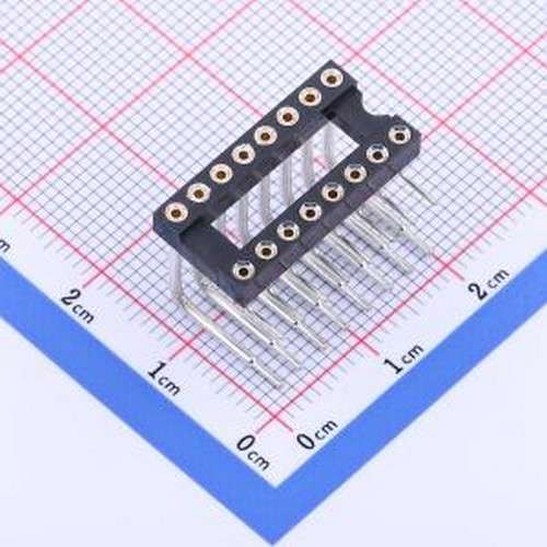X5621FR-2x08-C762D32-2500 IC/晶体管插座 2x8P 间距2.54mm 圆孔